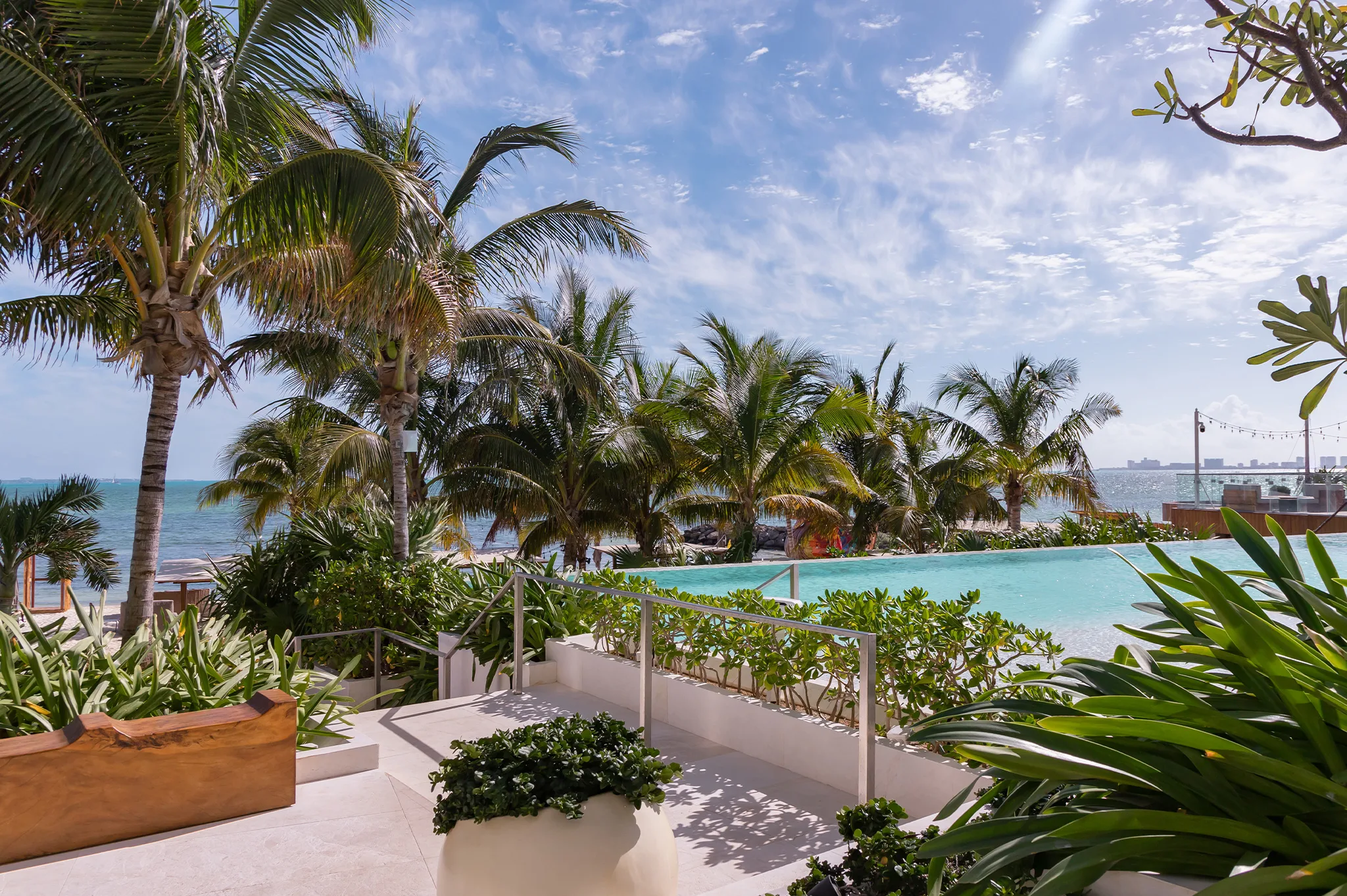 Montaje para evento en Puerto Cancún