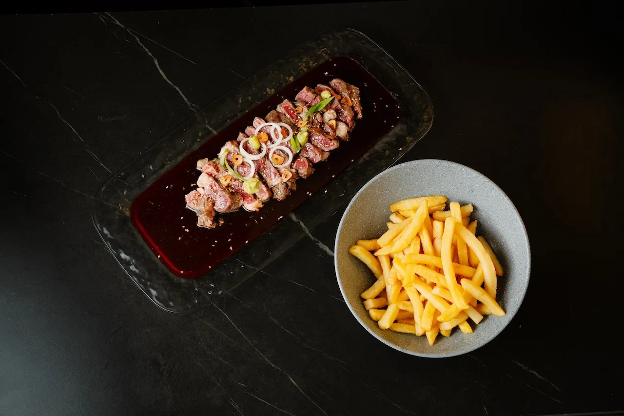 Plato gourmet en Bungalow Cancún