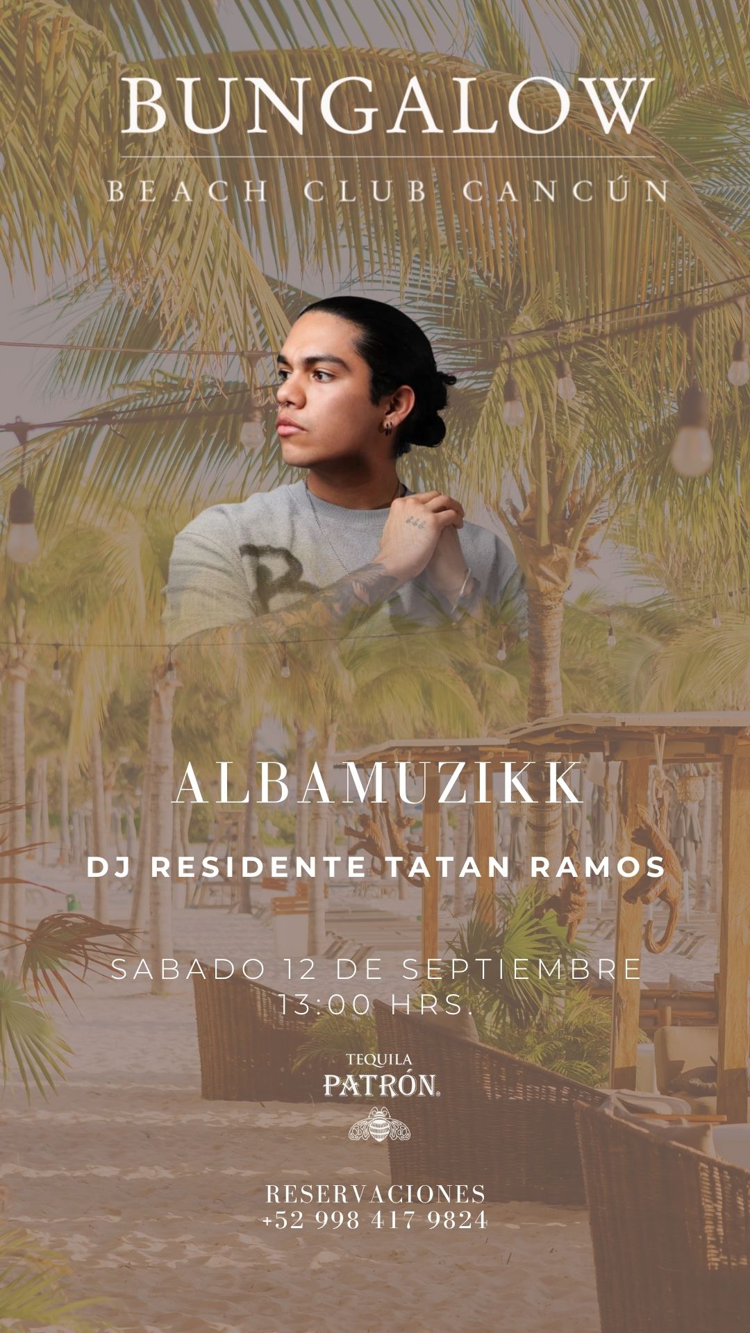 DJ set en Bungalow Beach Club Cancún